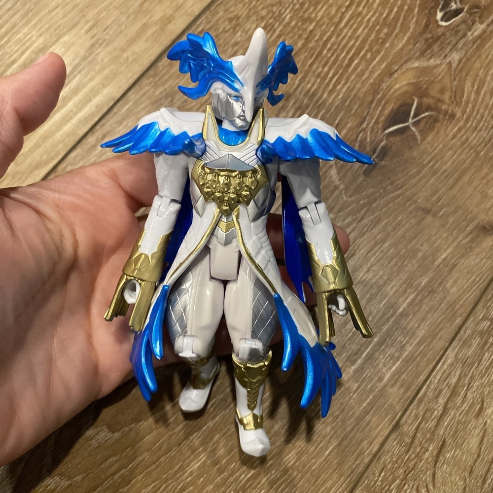 Power Rangers Prince Vekar 5" Figure Villain Bandai White Blue Gold